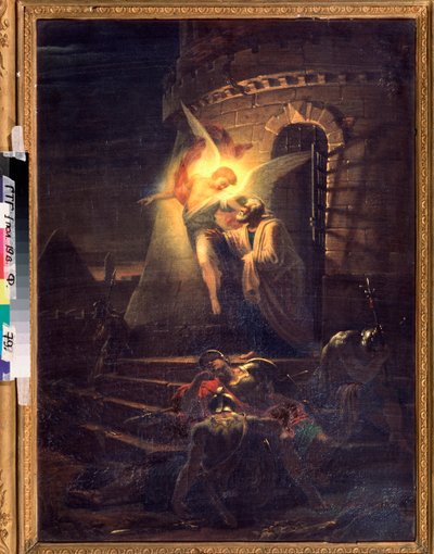 Vysvobození svatého Petra od Alexander Lavrentievich Vitberg