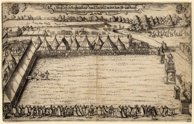 Střelci z kuše v Mnichově, 1599 od Alexander Mair