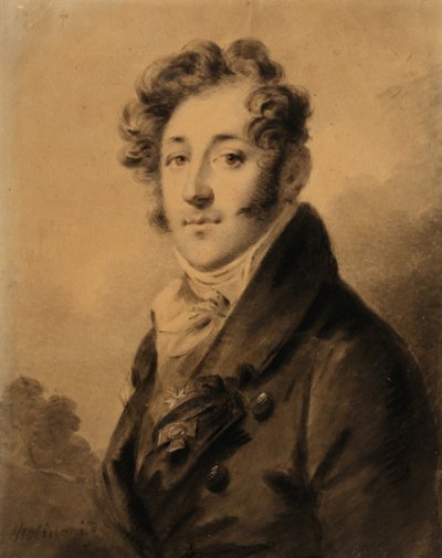 Portrét Konstantina Jakovleviče Bulgakova 1782-1835, 19. století od Alexander Molinari