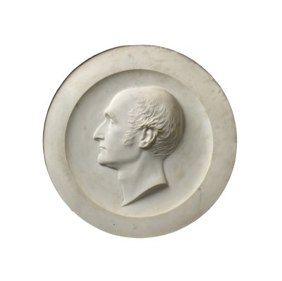 Profilový portrét reverenda Dr. Henryho Wellesleyho, 1856 (carrarský mramor) od Alexander Munro