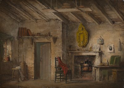 Scénický design pro Heart of Midlothian; Děkanská chata od Alexander Nasmyth