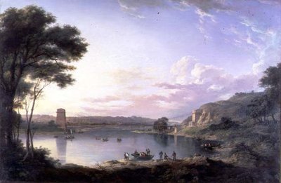 The Union Bridge poblíž Berwick on Tweed, kolem roku 1819 (olej na plátně) od Alexander Nasmyth