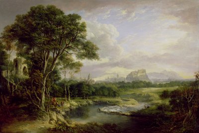 Pohled na město Edinburgh, kolem roku 1822 (olej na plátně) od Alexander Nasmyth
