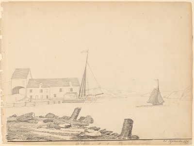Hudson River Landing [recto] od Alexander Robertson