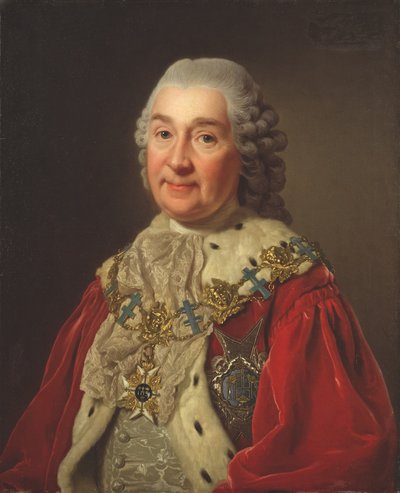Carl Fredrik Scheffer (1715-1786), hrabě a státní rada, 1775 od Alexander Roslin