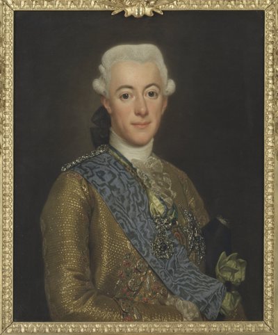 Gustave III roi de Suede - Portrét švédského krále Gustava III (1746-1792), Roslin, Alexander (1718-1793). Olej na plátně od Alexander Roslin