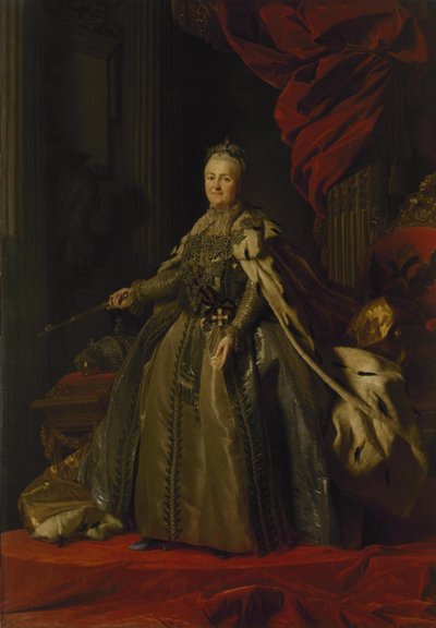 Portrét Kateřiny II., 1776-77 od Alexander Roslin
