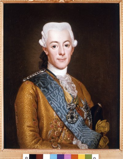 Portrét švédského krále Gustava III. (Gustav III.) (1746-1792) Obraz Alexandra Roslina (1718-1793) 1775 Ne. 73x59 cm Stockholmský hrad Gripsholm od Alexander Roslin