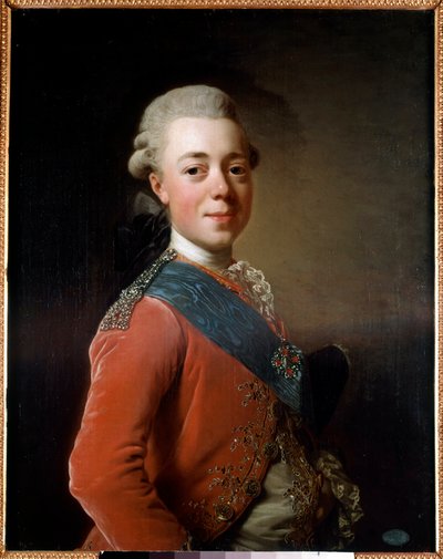 Portrét Pavla I. (1754 - 1801), císaře Ruska. Obraz Alexandra Roslina (1718 - 1793) Ec. Žalovaný. od Alexander Roslin