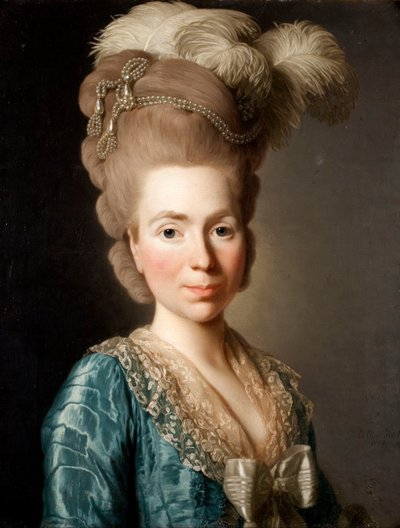 Portrét princezny Natalyi Petrovna Galitzine 1741-1837, 1777 od Alexander Roslin