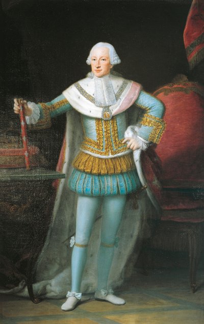 Sardinian (Torino) Viktor Amadeus III:n muotokuva. od Alexander Roslin