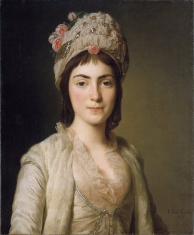 Portrét Zoie Ghica, princezny z Moldávie, 1777 od Alexander Roslin