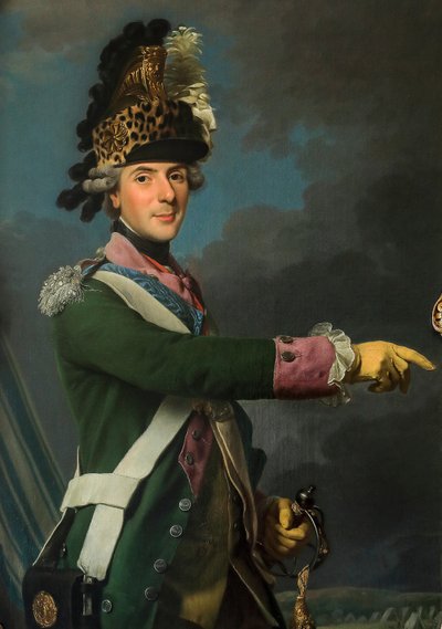 Dauphin, Louis-Ferdinand lohikäärmeen univormussa od Alexander Roslin