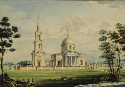 Panství Akhtyrka, 1827 od Alexander Sergeyevich Kutepov