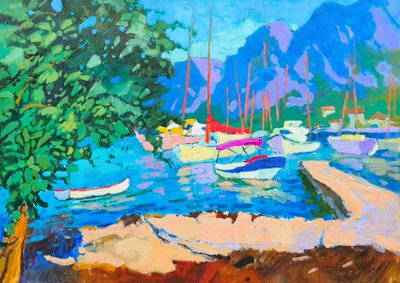 Živý středomořský přístav od Alexander Shandor