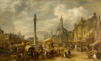 A Scotch Fair, c.1834 (olej na panelu) od Alexander Snr Fraser