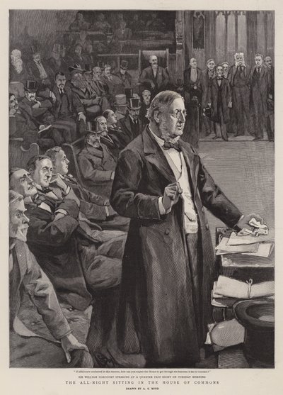 Celovečerní sezení v Dolní sněmovně od Alexander Stuart Boyd