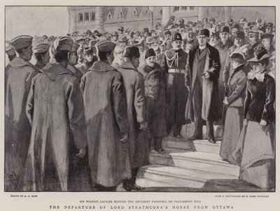 Odjezd koně lorda Strathcony z Ottawy od Alexander Stuart Boyd