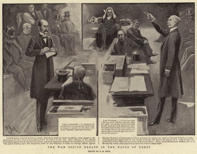 Debata War Office ve Sněmovně lordů od Alexander Stuart Boyd