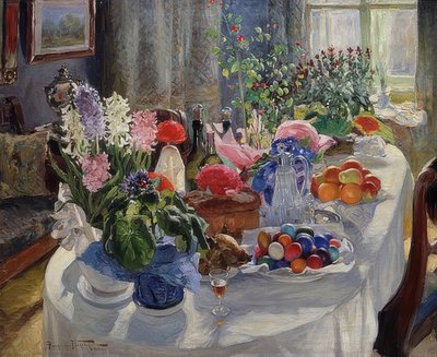 velikonoční stůl. 1915-16 od Alexander Vladimirovich Makovsky