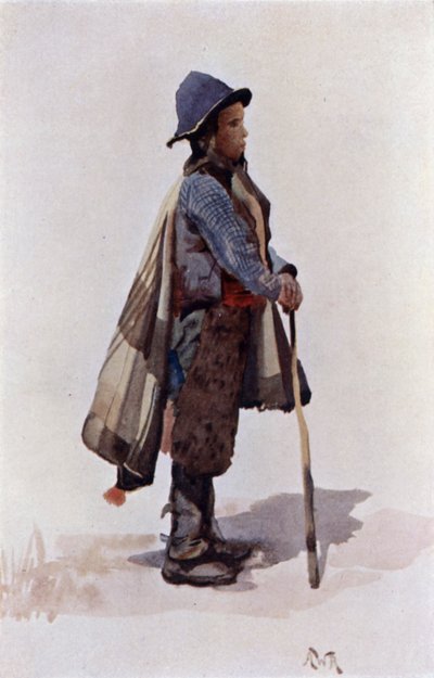 Pastýř z Andalusie (barva lito) od Alexander Wallace Rimington