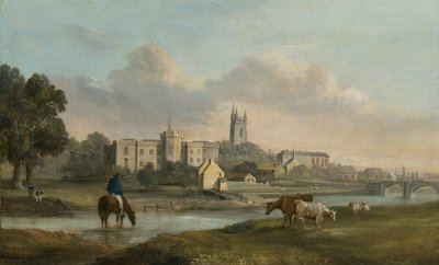 Cardiff od západu (olej na plátně) od Alexander Wilson