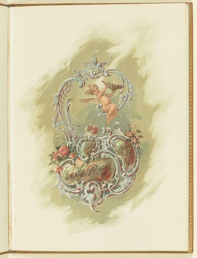 Program pro balet La Perle od Mariuse Petipy a Riccarda Driga, 1896. od Alexander von Hohen