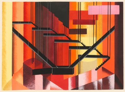 Scénický design z portfolia Décors de Théâtre, 1930. od Alexandra Alexandrowna Exter