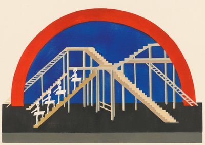 Scénický design z portfolia Décors de Théâtre, 1930. od Alexandra Alexandrowna Exter