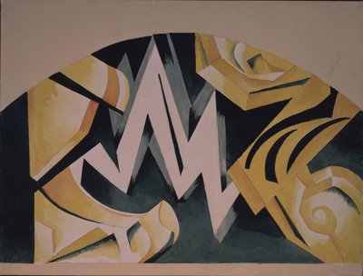 Scénografie ke hře Romeo a Julie od W. Shakespeara, 1921 od Alexandra Alexandrowna Exter