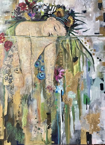 Plovoucí bohyně květin od Alexandra Higgins