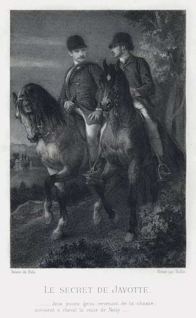 The Secret Of Javotte (rytina) od Alexandre (after) Bida