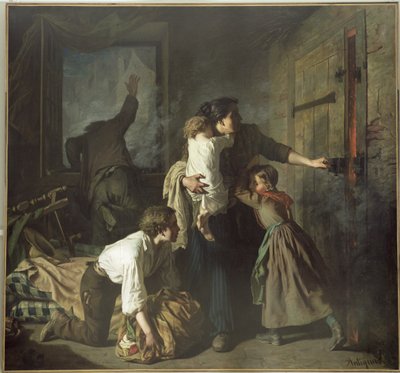 Požár, 1850 od Alexandre Antigna