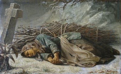 Chudinka, 1857 od Alexandre Antigna