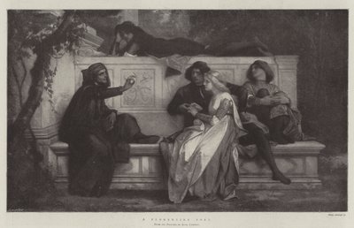 Florentský básník od Alexandre Cabanel
