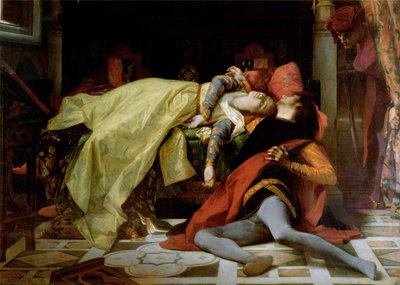 Smrt Francesca da Rimini a Paola Malatesta, 1870 od Alexandre Cabanel