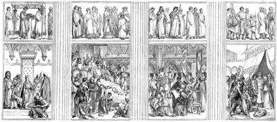 Malba v levé transeptu Pantheonu, Paříž, c1880-1882. od Alexandre Cabanel