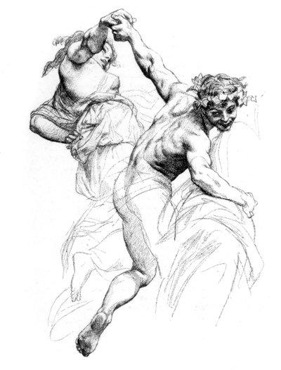 Studie k triumfu Flory, c1880-1882. od Alexandre Cabanel