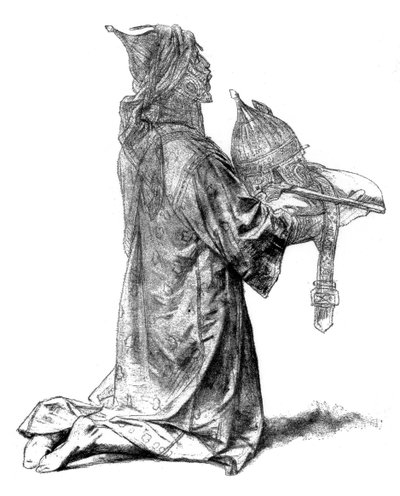 Studie pro Saracén, pro The Captivity of St Louis, c1880-1882. od Alexandre Cabanel