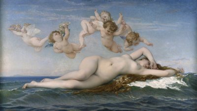 Zrození Venuše, 1863 od Alexandre Cabanel