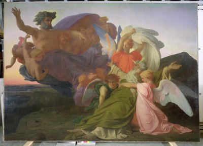 Smrt Mojžíše, 1851 (viz také 225067) od Alexandre Cabanel