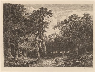 Pár na mýtině od Alexandre Calame