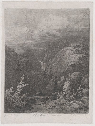 Krajina, 1839. od Alexandre Calame