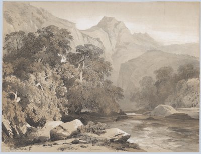 Krajina, 19. století. od Alexandre Calame