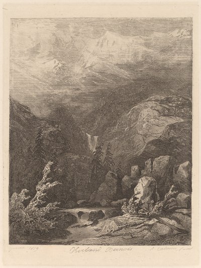 Bernská vysočina od Alexandre Calame