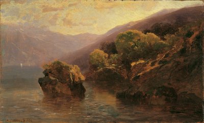 Hodně od Ženevského jezera od Alexandre Calame