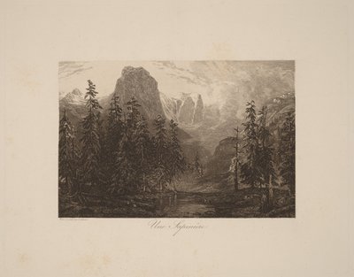Jedlový les od Alexandre Calame