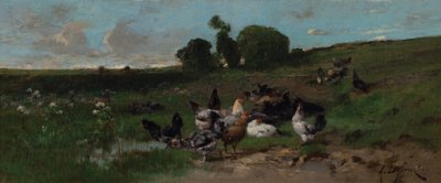 Animovaná krajina kuřat od Alexandre Defaux