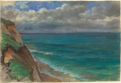 Pohled na moře, Normandie od Alexandre Desgoffe