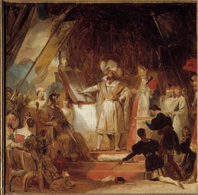 Zbraňový rytíř Francois I. od Bayarda (16. století). Dne 20. ledna 1515 jmenoval Francois I. Bayarda generálporučíkem Dauphiné. V Marignanu, večer vítězství, chtěl Francois I. převzít „rytířský řád z jeho ruky“. Takže další m od Alexandre Evariste Fragonard